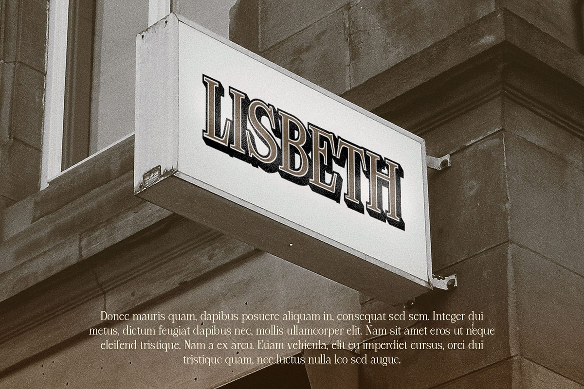 Clevon 3D, a Serif Font by Craft Supply Co. (Photo 7 of 8)