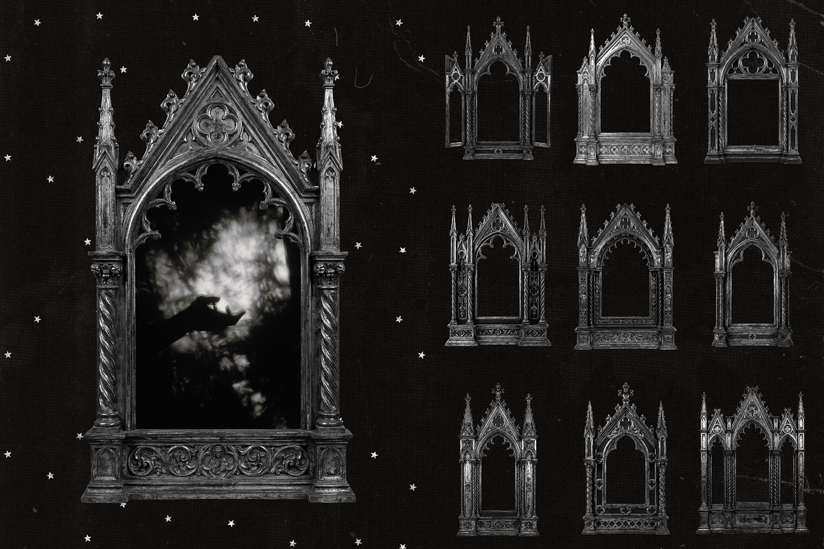 Gothic Medieval Frames, an Object Graphic by The Flossy Finch (Photo 5 of 21)