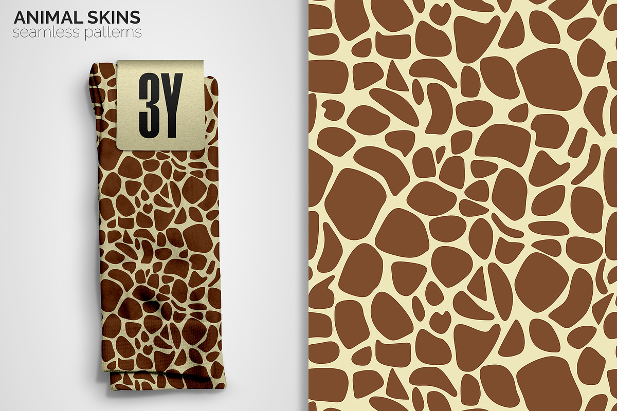 Animal Skins Seamless Patterns, a Pattern Graphic by 3Y_Design (Photo 6 of 6)