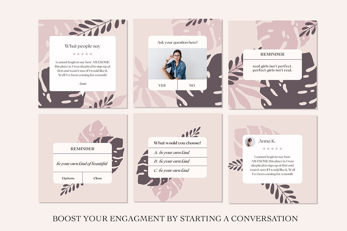 Entrepreneur Instagram Marketing, a Social Media Template by Kseniia_Design (Photo 2 of 12)