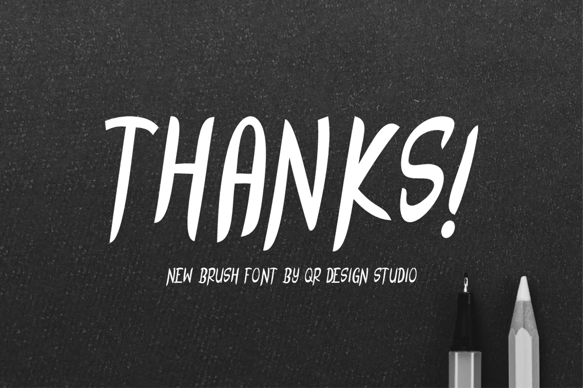 Bergina Marker Font, a Handwritten Font by QR Design Studio (Photo 6 of 6)