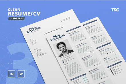 Clean Resume/Cv Template Volume 3