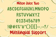 Melon Juice - Freshty Font, a Font by Good Java Studio (Thumbnail 9 of 9)