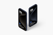 iPhone 15 Pro Mockups Vol 8, an iPhone Mockup by Mockupia (Thumbnail 4 of 6)