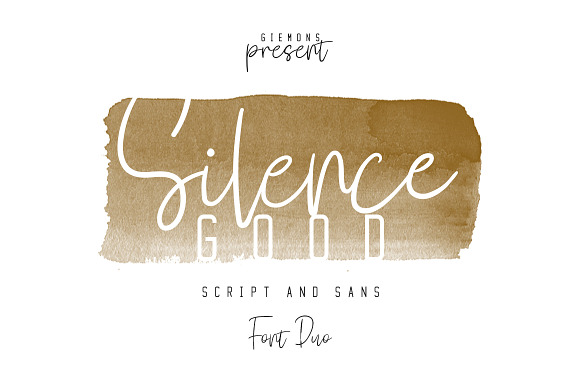 Silence Good - Font Duo! preview 8
