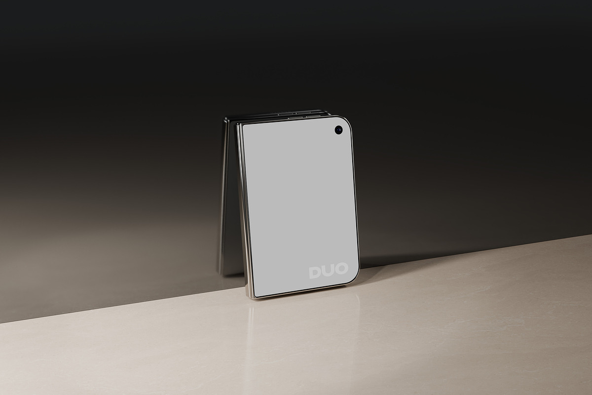 Folded iPhone Duo Mockups, an iPhone Mockup by Design Squad (Photo 8 of 8)