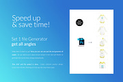 20x Baby Onesies BUNDLE Mock-up Sets, a Books & Magazine Mockup by BlackMocca (Thumbnail 18 of 28)