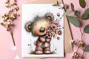 Whimsical spring back view animals, an Illustration by SinaCreation (Thumbnail 7 of 11)
