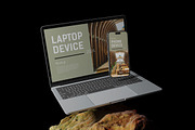 Realistic Multi Devices Mockup PSD, a Mac Mockup by MA-KING_ART (Thumbnail 2 of 3)