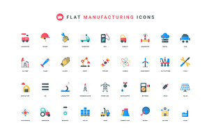 Manufacture warehouse science icons, an Illustration by Lemberg Vector
