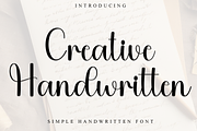 Creative Handwritten, a Handwritten Font by FreshTypeINK (Thumbnail 1 of 8)