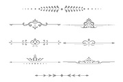 Vintage set. Floral elements for, a Decorative Illustration by RODINA (Thumbnail 1 of 3)