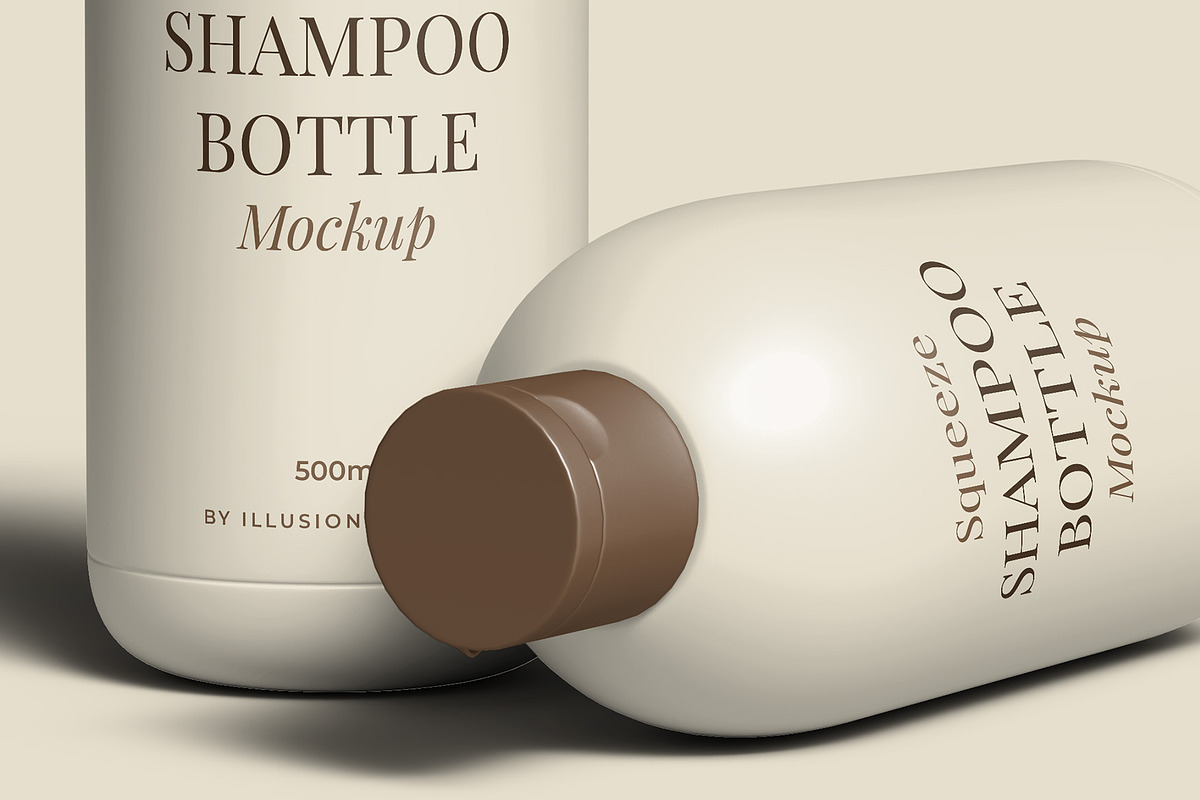 Squeeze Shampoo Bottle Mockup, a Packaging Mockup by Illusiongraphic (Photo 22 of 22)