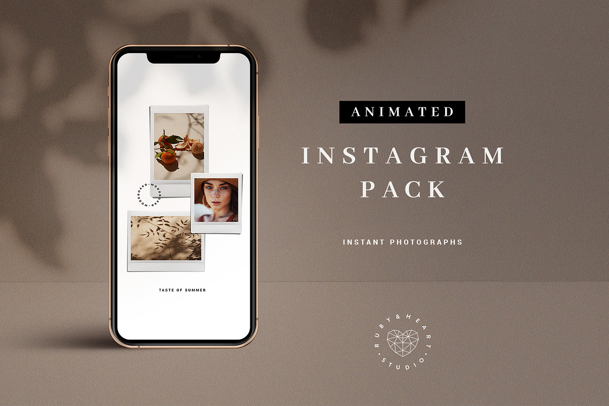 ANIMATED Neutral Instagram Bundle, a Social Media Template by Ruby&Heart Studio (Photo 4 of 31)