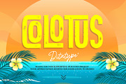 Colotus, a Script Font by Ditatype (Thumbnail 10 of 10)