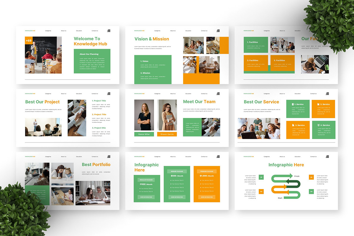 Knowledge Hub - Education GSL, a Presentation Template by Deepslide Studio (Photo 5 of 6)