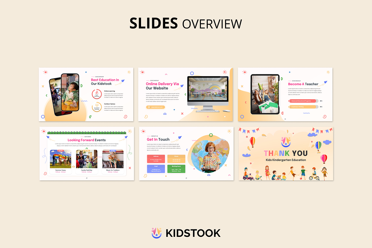 KidsTook Kids Kindergarten Education, a Presentation Template by Premast (Photo 5 of 12)