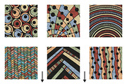Set of zentangle patterns, a Pattern Graphic by ekmelica (Thumbnail 3 of 6)