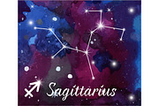 12 Zodiac signs on watercolor, a Texture Graphic by Sunshine Art Shop (Thumbnail 11 of 13)