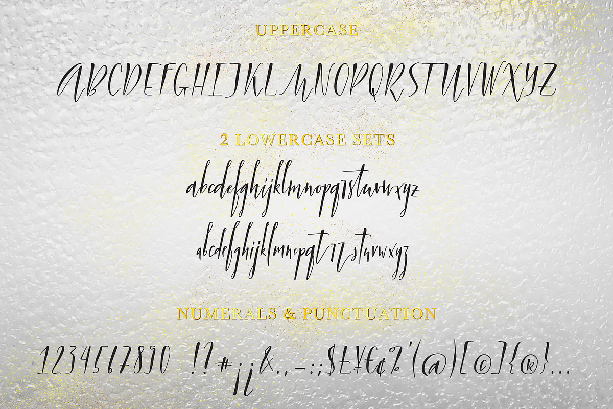 Cohen signature font preview 7