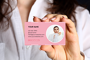 Pink Business Card Template, a Business Card Template by SunshineStudioBoutique (Thumbnail 6 of 9)