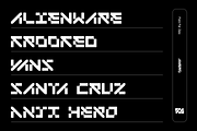 ANERO - FUTURISTIC DISPLAY FONT, a Symbol Font by Font For Zula™ (Thumbnail 11 of 14)