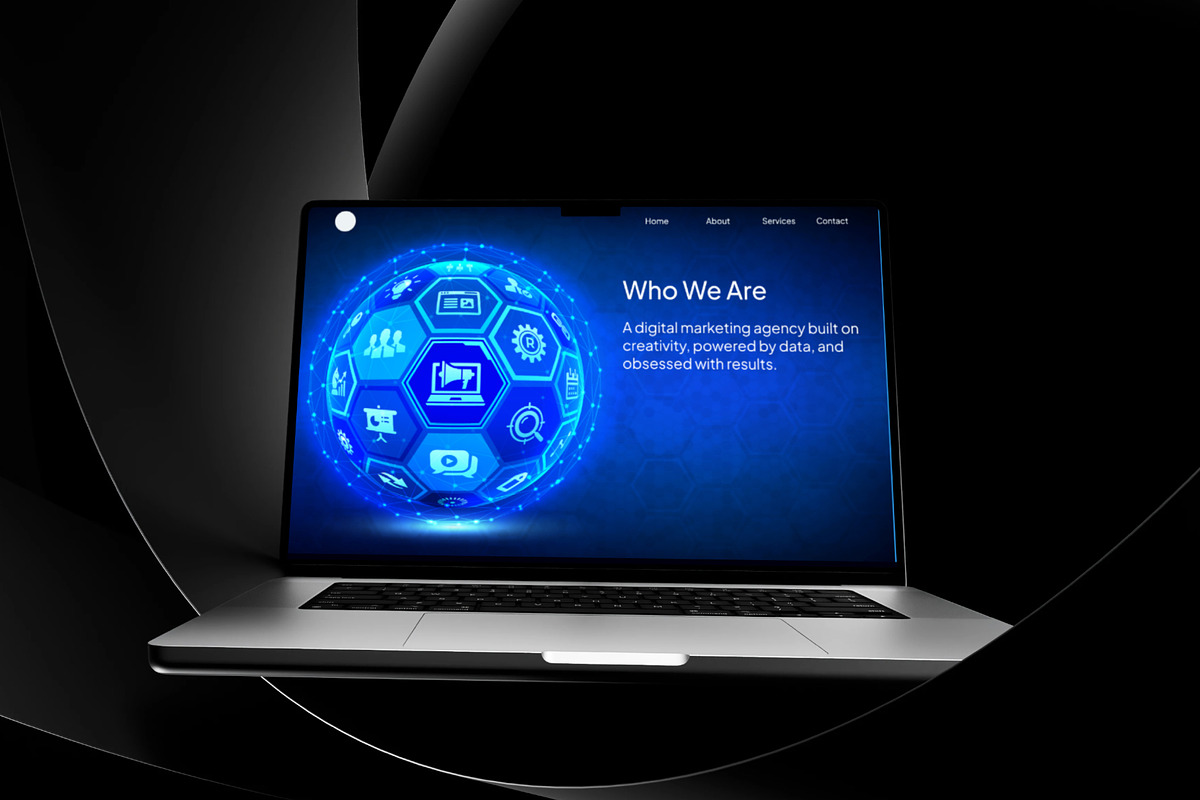Digital Marketing Website Template, a Landing Page Template by Glyphminds Studios (Photo 3 of 3)