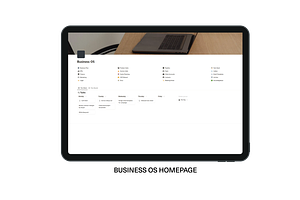Business OS Notion Template, an App Template by Gem Media
