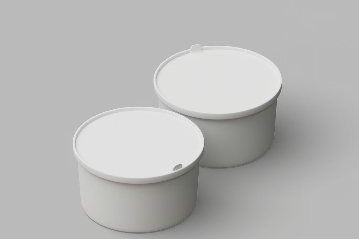 Ice Cream Cup Mockup, a Packaging Mockup by renderstockmarket (Photo 2 of 4)