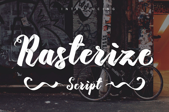 Rasterize Script Bold preview 8