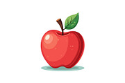 Happy Sparkle Apple Mascot, an Object Graphic by Designs_River (Thumbnail 7 of 13)