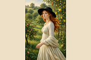 Enchanting Orchard Maiden Portraits, a Person Illustration by StockVerse Creative (Thumbnail 2 of 4)