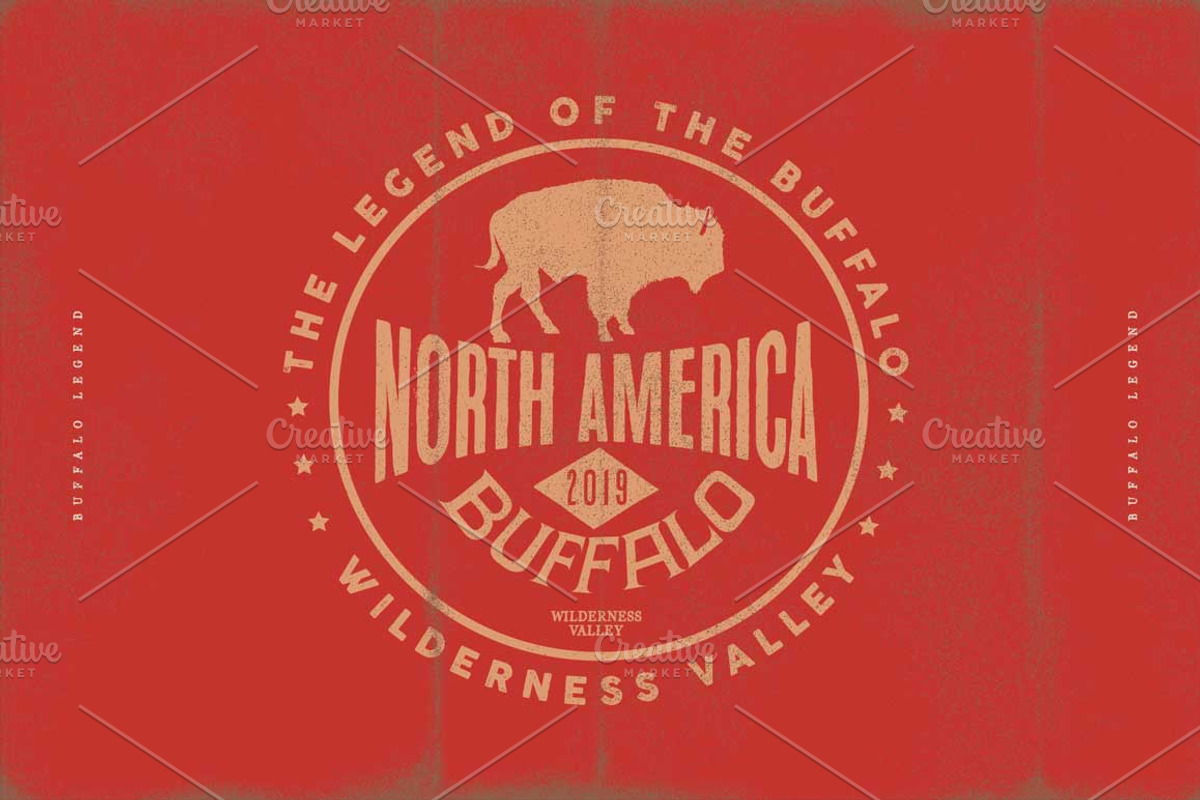 BUFFALO LEGEND, an Animal Illustration by Artistic & Unique (Photo 6 of 8)