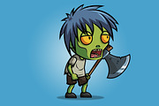 Anime Zombie, an Illustration by tokegameart (Thumbnail 1 of 4)