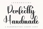 Perfectly Handmade, a Handwritten Font by FreshTypeINK (Thumbnail 1 of 8)