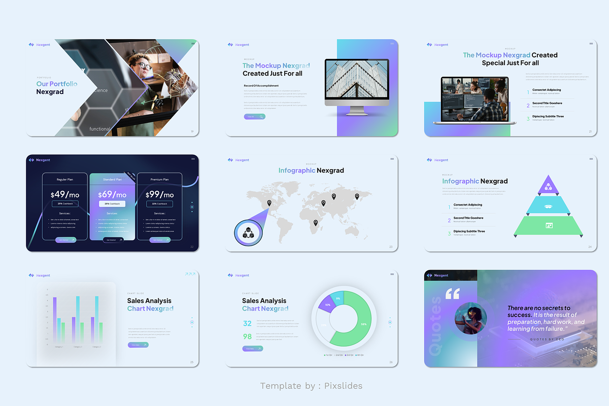 Gradient Business Keynote, a Presentation Template by Pixslides (Photo 4 of 5)