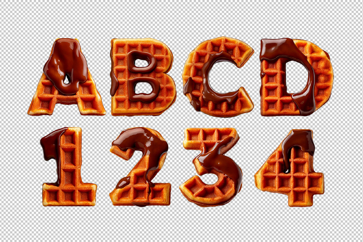 Waffle Drip Font, a Sans Serif Font by Handmadefont (Photo 14 of 14)