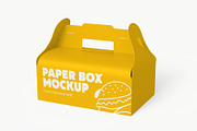 Takeaway Food Box Mockup Pack, a Packaging Mockup by graphypix (Thumbnail 8 of 15)