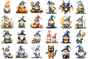 Halloween Gnomes Clipart, an Illustration by Daily.Designs (Thumbnail 2 of 4)
