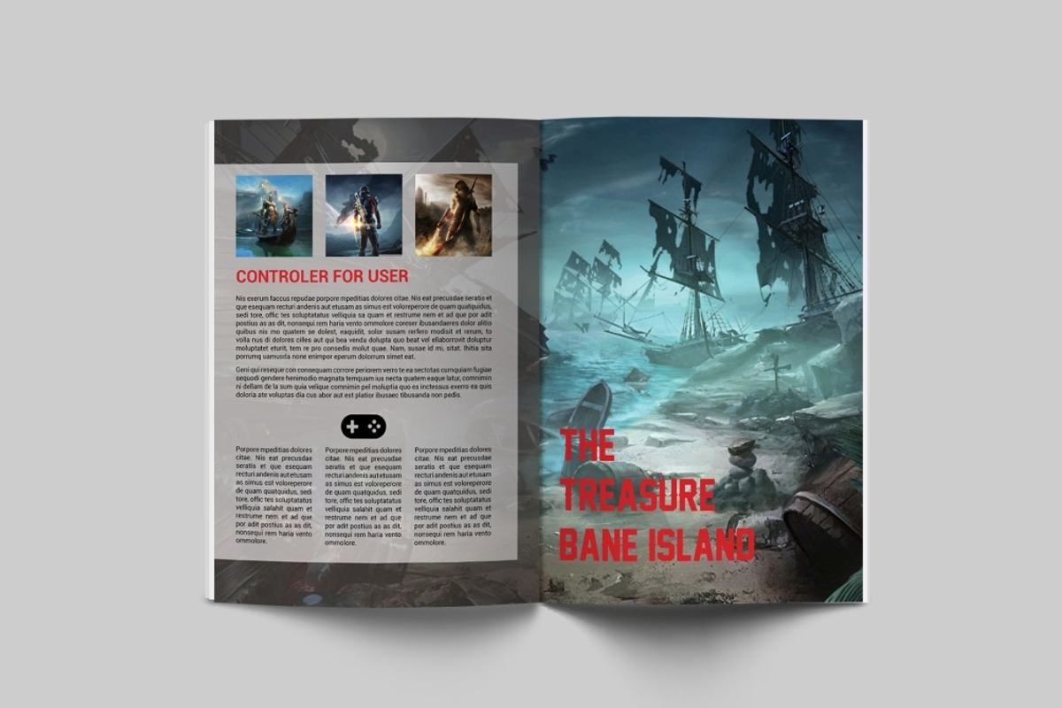 Game Magazine, a Magazine Template by BoriesBechker (Photo 6 of 14)