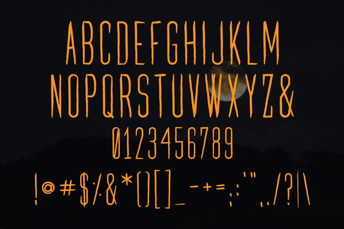 Carpathia Typeface + Extras preview 8
