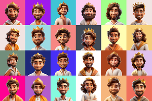 125 Animoji Avatars - Disney King