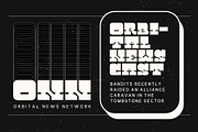 Badmoon Slab - A Space Western font, a Slab Serif Font by Nick Mac (Thumbnail 3 of 8)