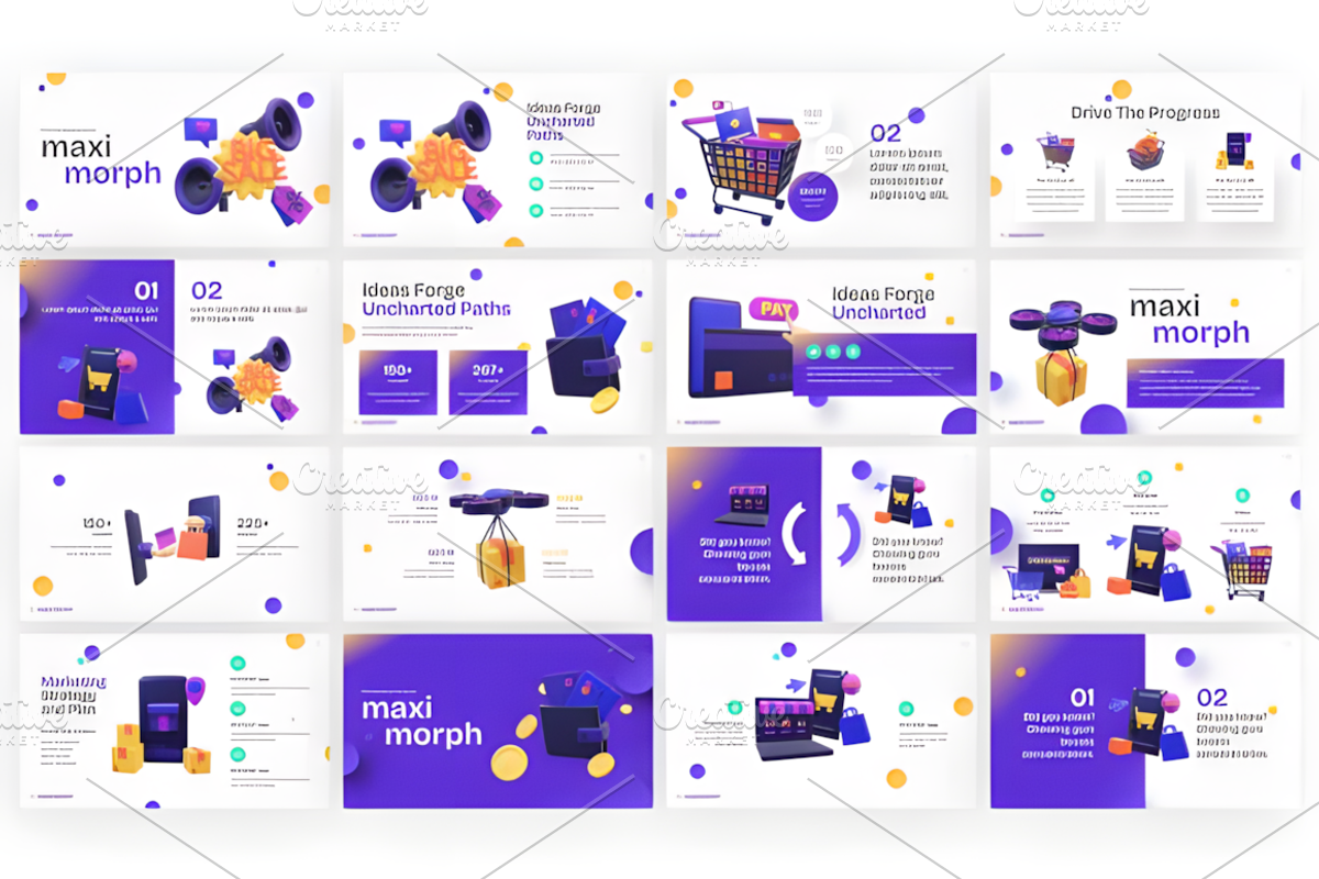 3D Morph PowerPoint Template, a Presentation Template by Ink Gallery (Photo 3 of 3)