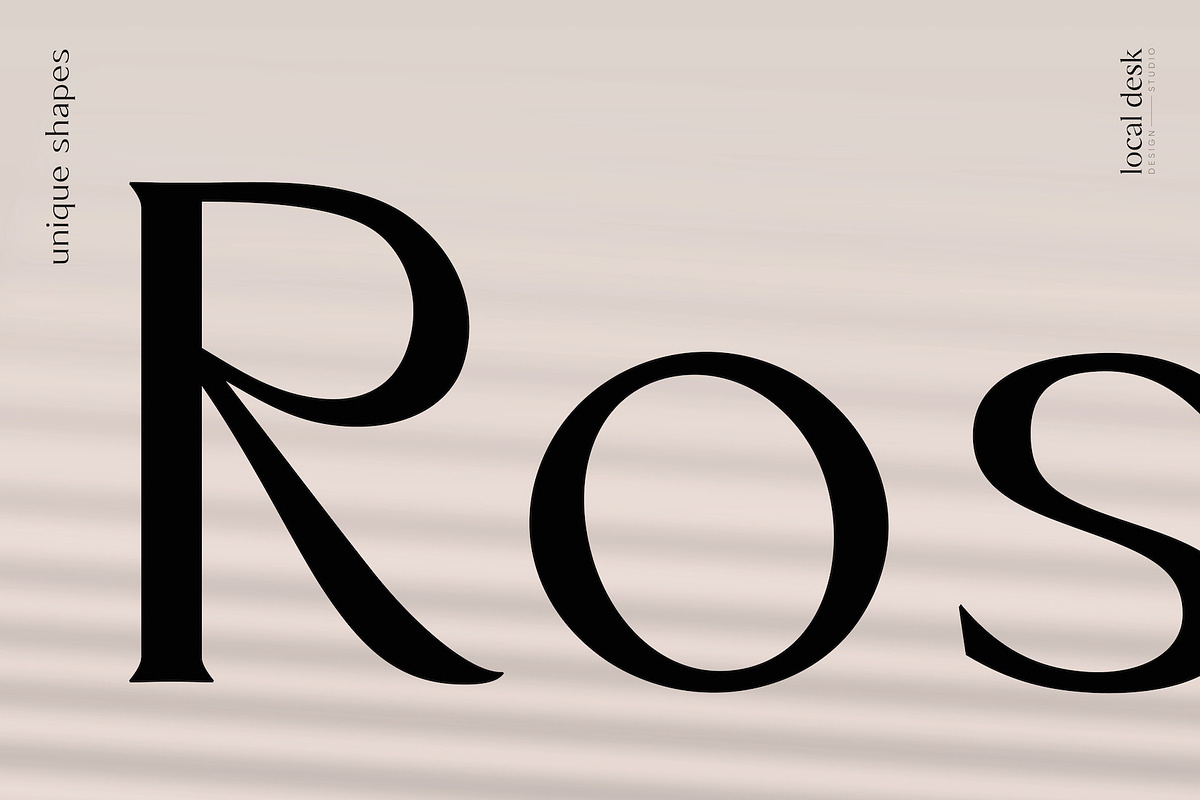 Rosaly – Fancy & Elegant Serif, a Serif Font by Local Desk Designstudio (Photo 12 of 24)