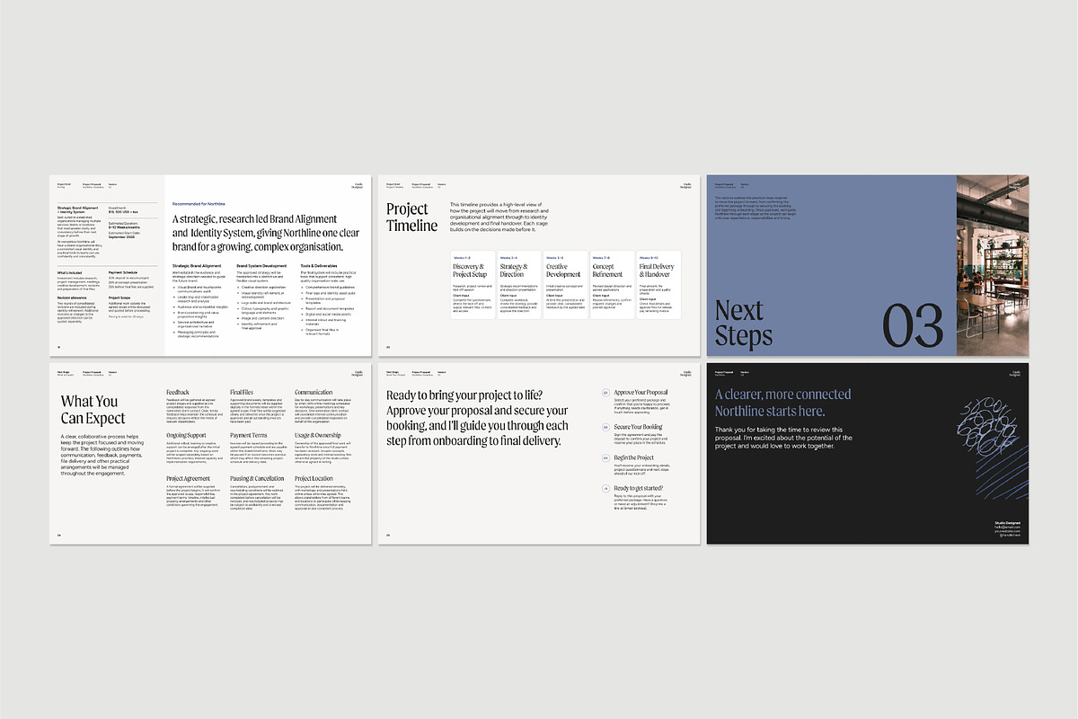Strategic Project Proposal Template, a Presentation Template by Hannah Bacon Design (Photo 6 of 12)