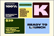 Uncmmn Genio - Display Sans Serif, a Sans Serif Font by Kotivoro (Thumbnail 8 of 15)