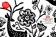 Animal Forest Folk Art, an Animal Illustration by Arie Clares (Thumbnail 2 of 8)