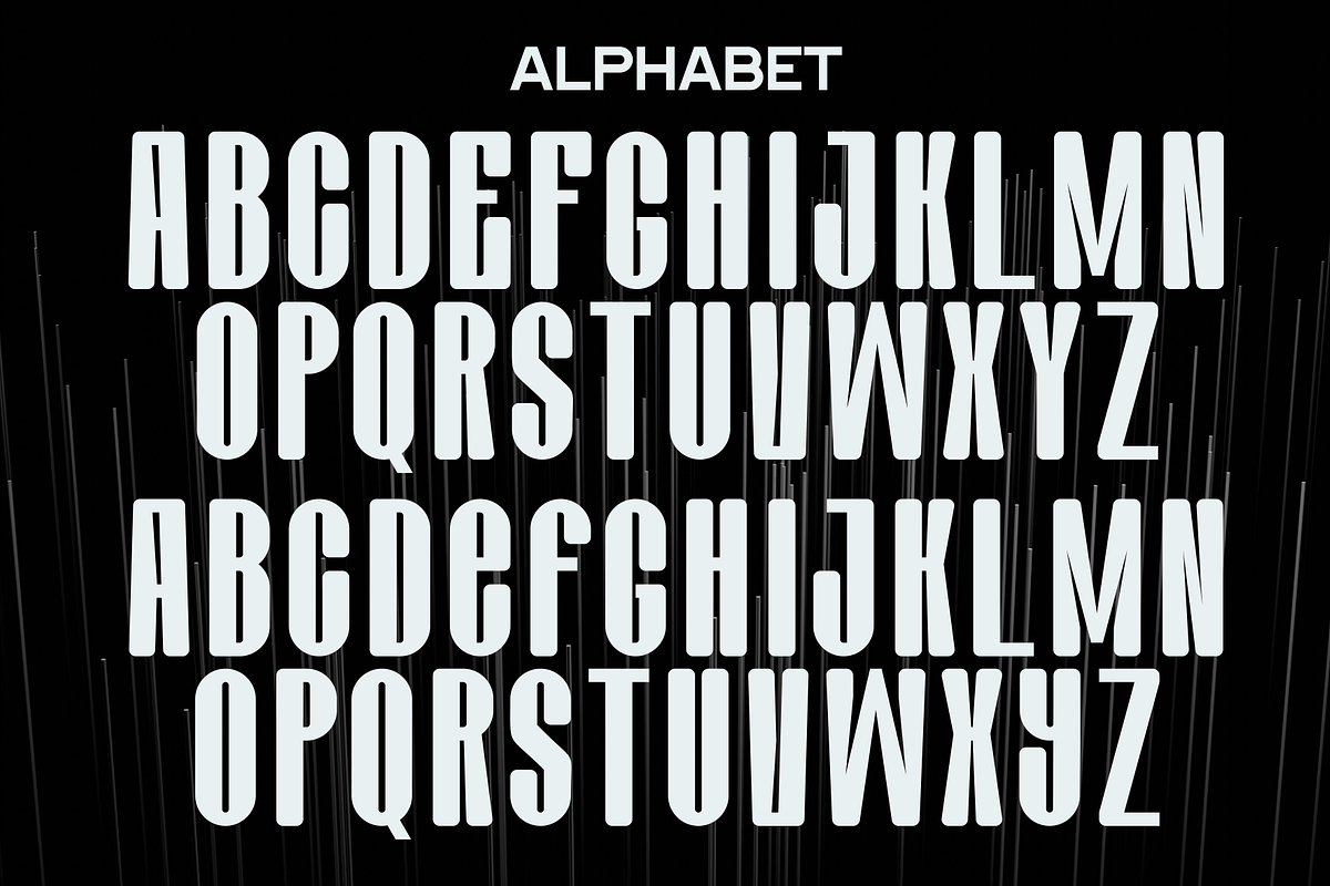 Aircore - A Modern Condensed Sans, a Sans Serif Font by Marvadesign (Photo 4 of 7)