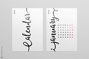 NEW 2021 Year Calligraphy Calendar, a Stationery Template by Bordo (Thumbnail 1 of 7)